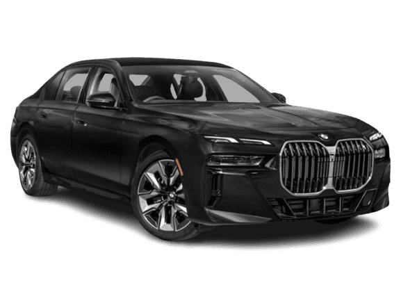 BMW 7 Series black chauffeur sedan