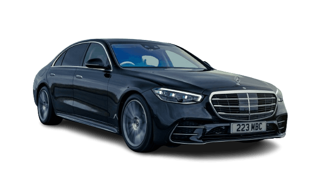 Mercedes S-Class black chauffeur sedan